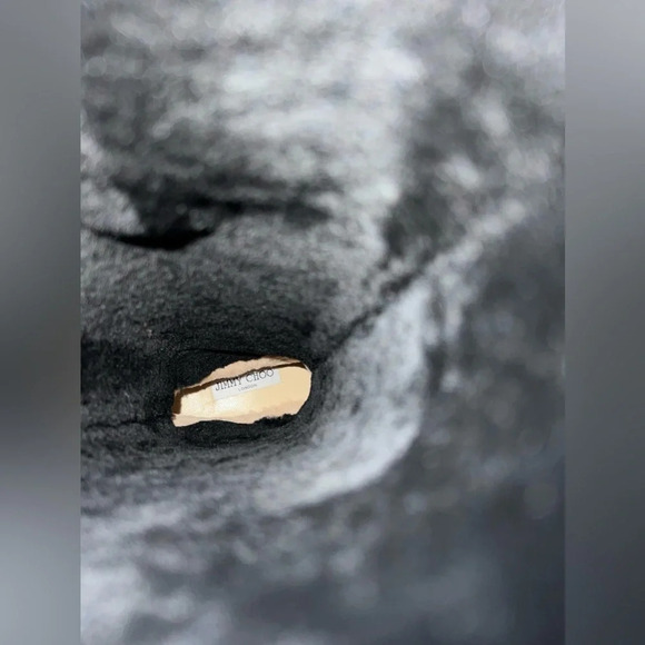 JIMMY CHOO Womens Boots Stamped Mock Croc Shearling Size 36.5 Buckled $1,295 - Picture 16 of 16